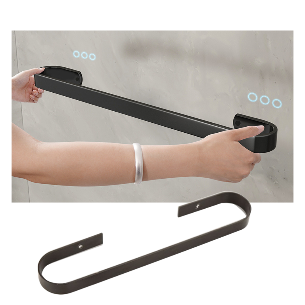 Aluminium Wall-Mounted Slipper Rack