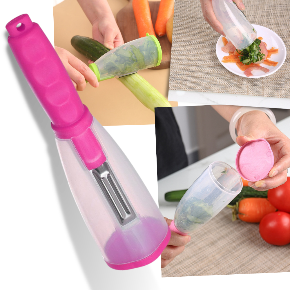 Fruit & Vegetable Peeler with Catcher -