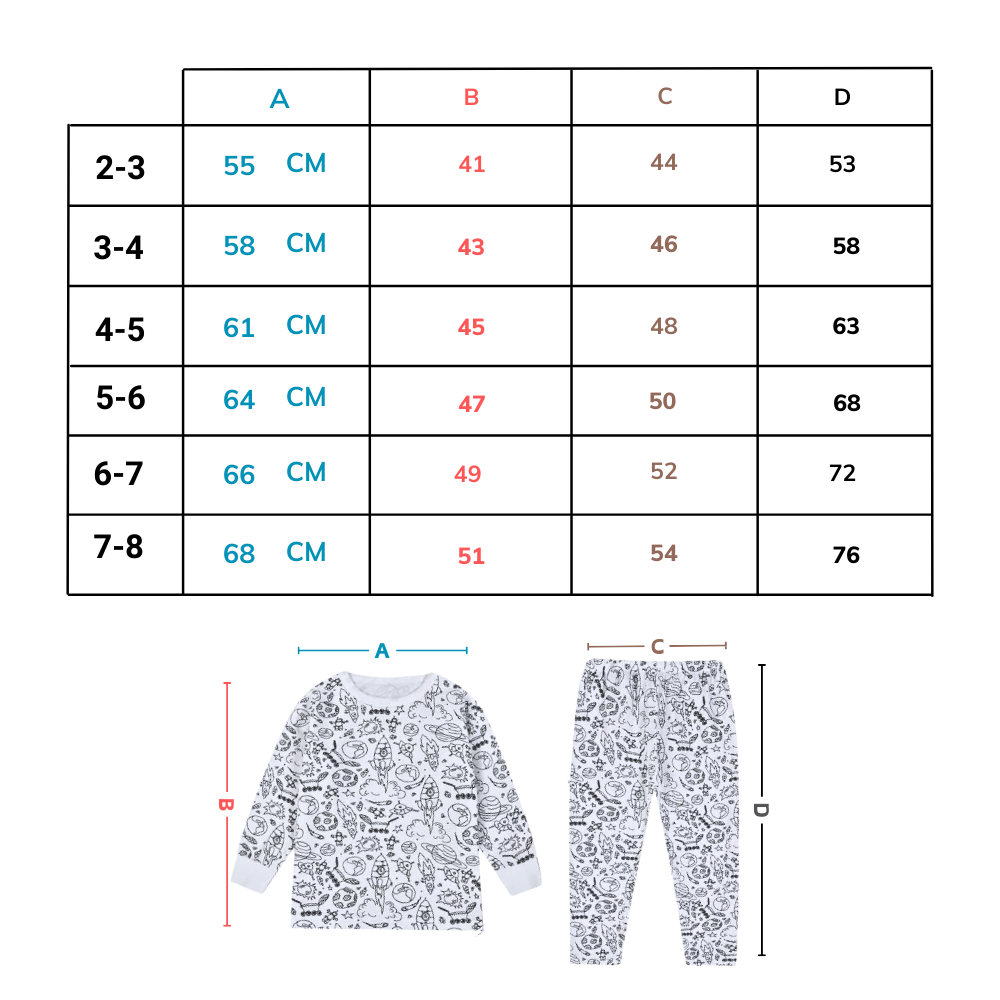 Doodle Dream Pajamas - Ozerty
