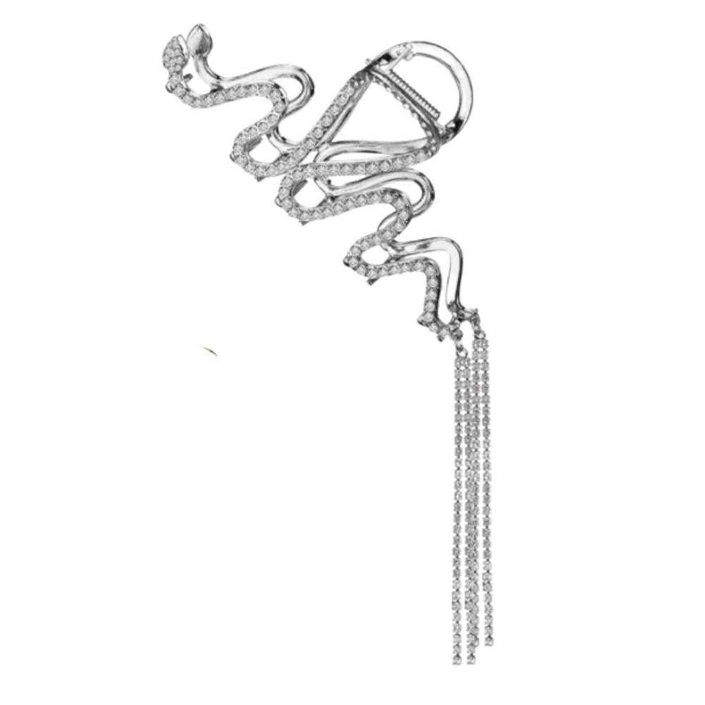 Snake Tassel Claw clip for hair