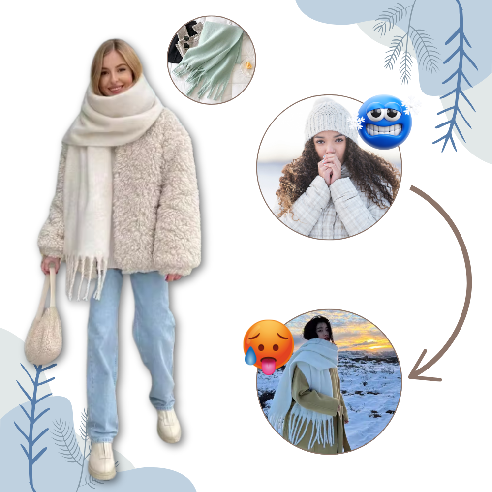 Women's Cozy Elegance Scarf - Ozerty