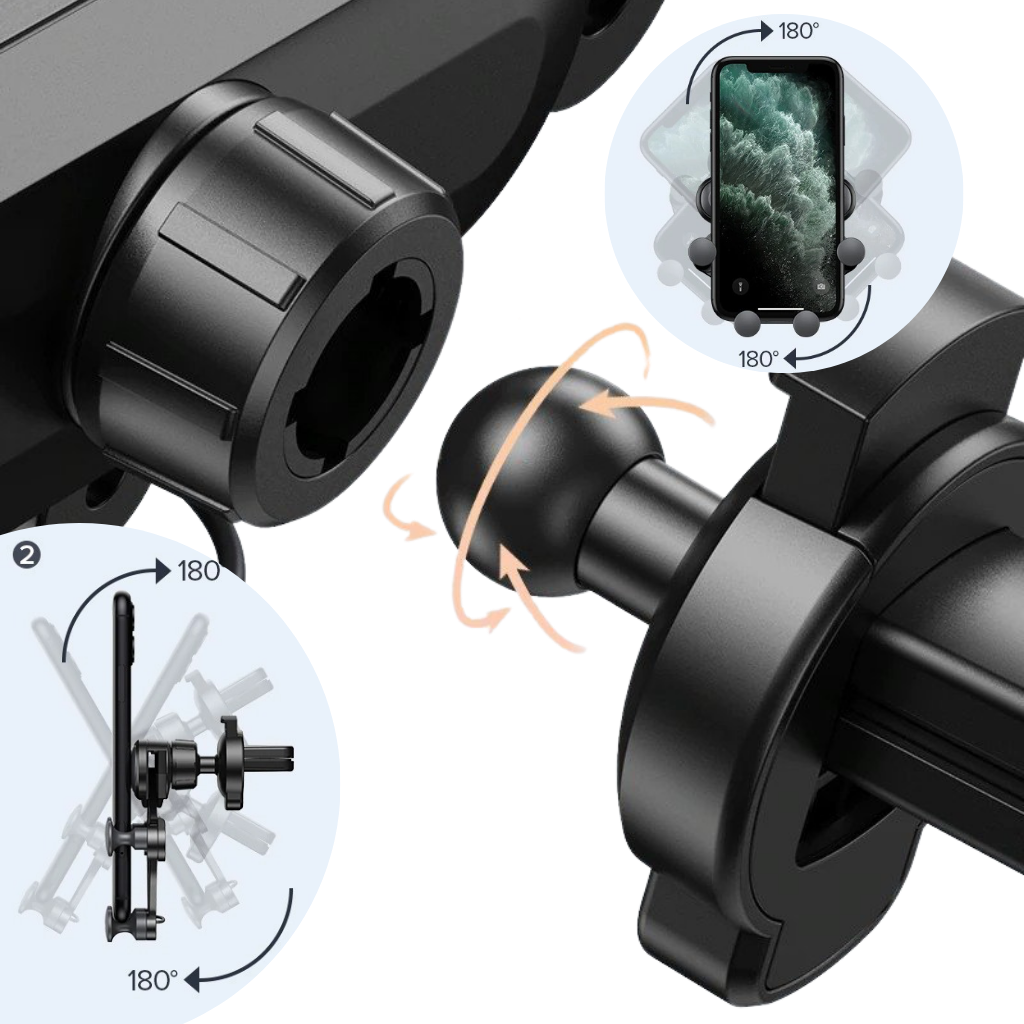 Gravity car phone holder