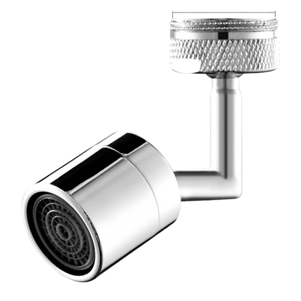 Rotating anti splash 360° swivel faucet nozzle