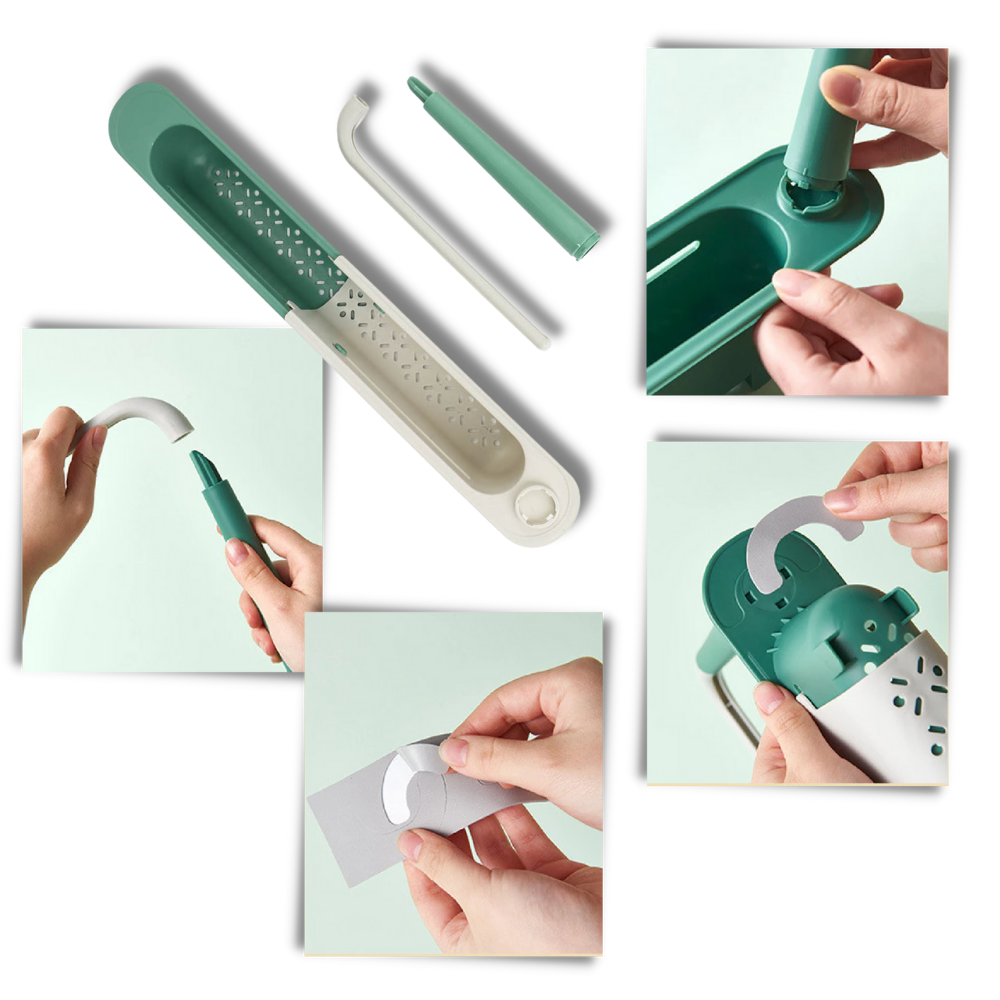 Extendable Storage Rack for Sink