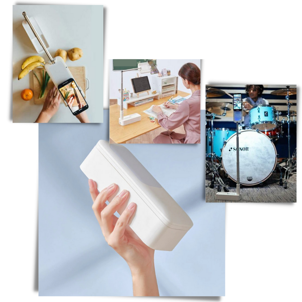 Smartphone Holder Integrated Bluetooth Light Kit