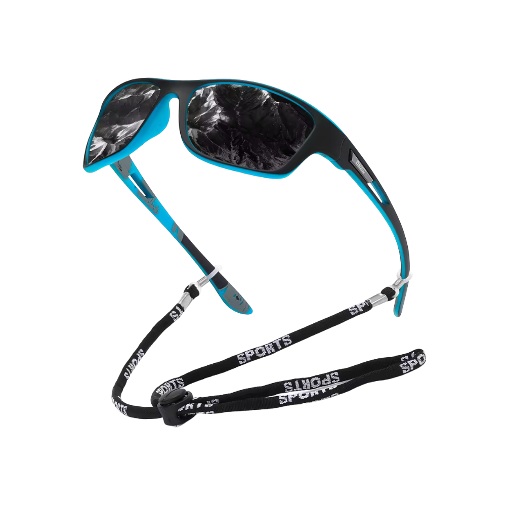 Glare Guard Pro Sunglasses  -Black & Blue - Ozerty