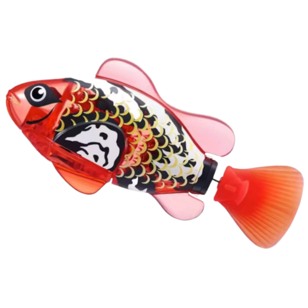 Realistic LED Swimming Fish Toy -Zebra Fish   - Ozerty